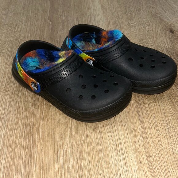 CROCS Lined J1 EUC Clogs - Picture 1 of 3